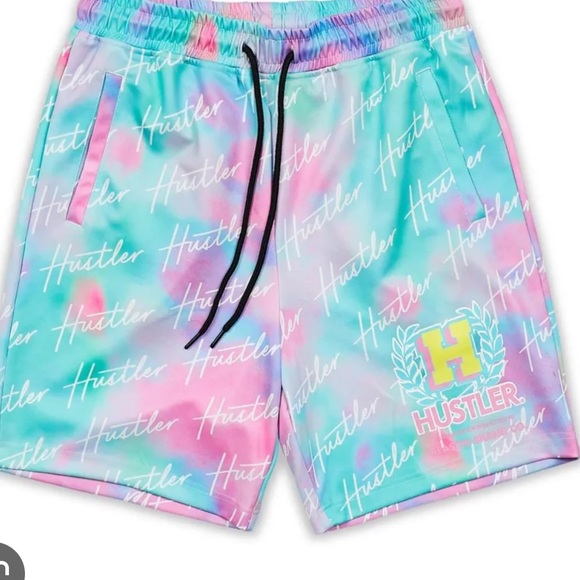 Hustler Tie Dye Shorts - Size XL - Picture 7 of 8